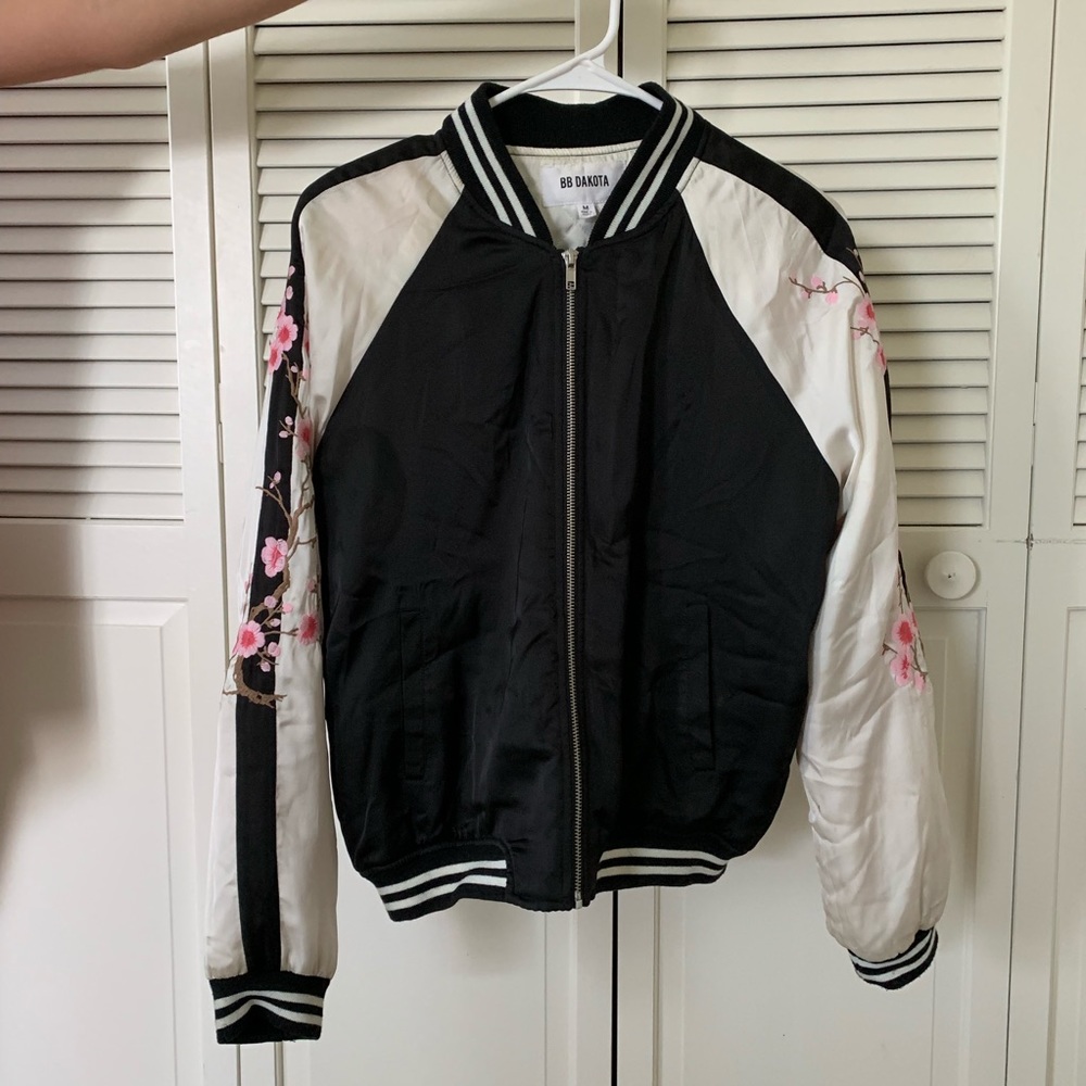 Embroidered Bomber Jacket